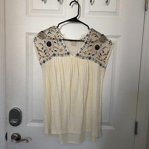 Floral Embroidered Top